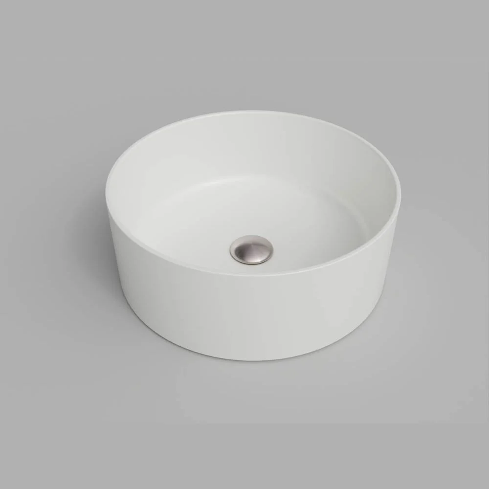 Encimera con faldón suspendida lavabo SOLID SURFACE KONNA Amarillo azafrán Ral 1017 - Imagen 9