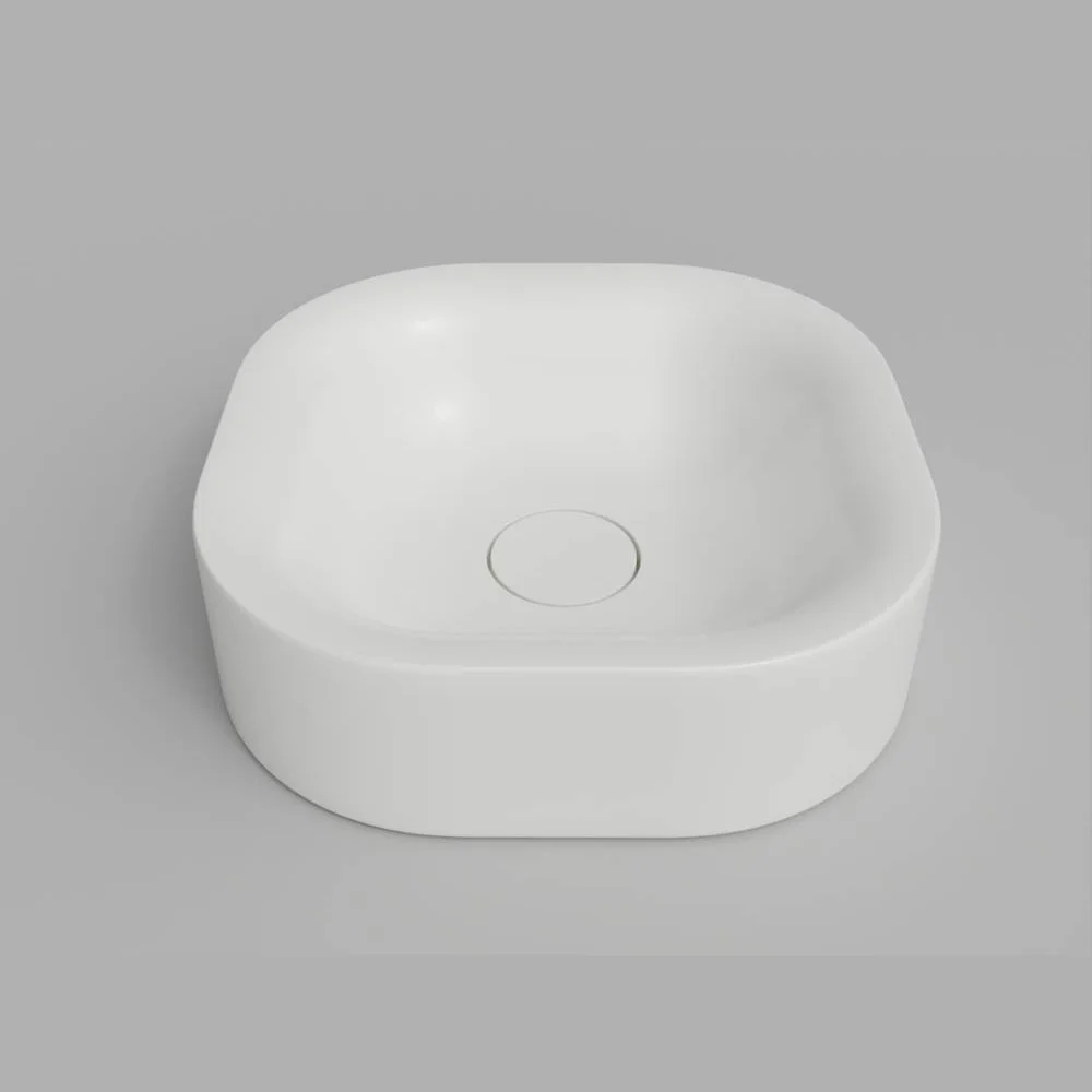 Encimera con faldón suspendida lavabo SOLID SURFACE KONNA Amarillo azafrán Ral 1017 - Imagen 10