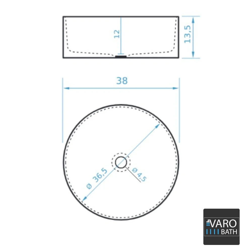 Encimera con faldón suspendida lavabo SOLID SURFACE KONNA Amarillo azafrán Ral 1017 - Imagen 12