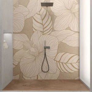 Panel de revestimiento para pared de baño MSCOMPACT efecto tendencia ARKANA