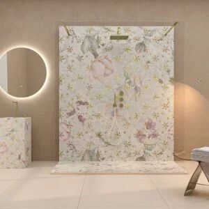 Panel de revestimiento para pared de baño MSCOMPACT efecto tendencia AITANA