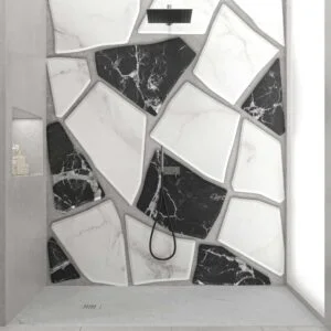 Panel de revestimiento para pared de baño MSCOMPACT efecto tendencia ALBION