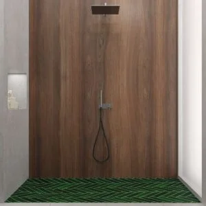 Panel de revestimiento para pared de baño MSCOMPACT efecto madera ALLOY