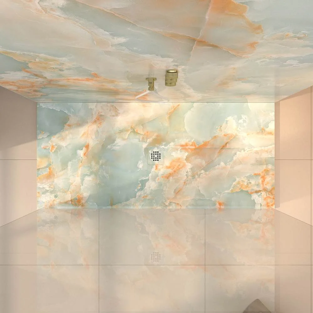 Panel de revestimiento para pared de baño MSCOMPACT efecto mármol LUMINUS - Imagen 3