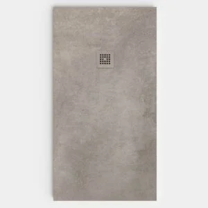 Plato de ducha resina textura pizarra Efecto Cemento BRUMA antideslizante STONE 3D moderno