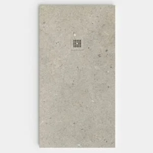 Plato de ducha resina textura pizarra Efecto Cemento BRUTAL antideslizante STONE 3D moderno