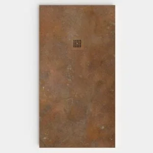 Plato de ducha resina textura pizarra Efecto Cemento CRUDO antideslizante STONE 3D moderno