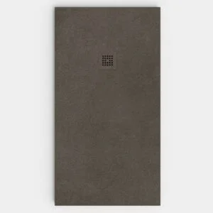 Plato de ducha resina textura pizarra Efecto Cemento LIENZO antideslizante STONE 3D moderno