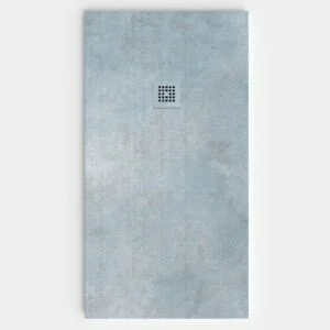 Plato de ducha resina textura pizarra Efecto Cemento MICROCEMENTO antideslizante STONE 3D moderno