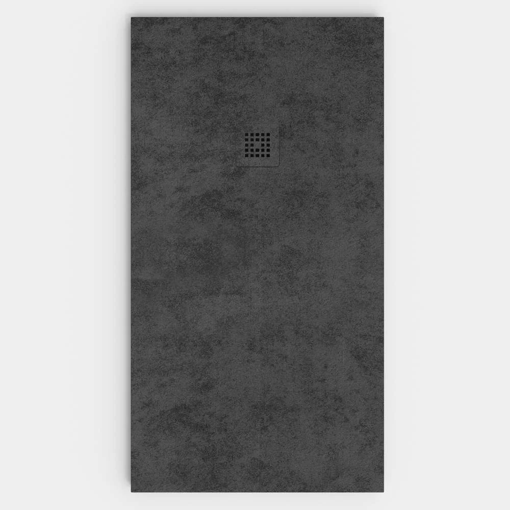 Plato de ducha resina textura pizarra Efecto Cemento MILAN antideslizante STONE 3D moderno