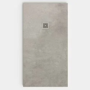 Plato de ducha resina textura pizarra Efecto Cemento NIEBLA antideslizante STONE 3D moderno