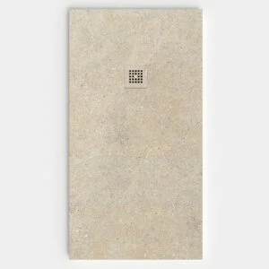 Plato de ducha resina textura pizarra Efecto Cemento RUGOSES antideslizante STONE 3D moderno