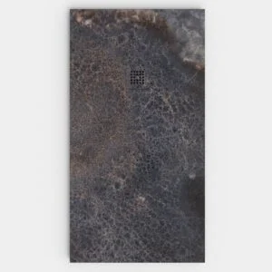 Plato de ducha resina textura pizarra. Efecto en Mármol SOLENITH - antideslizante STONE 3D moderno