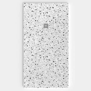 Plato de ducha efecto Terrazo GRAVELLE - antideslizante STONE 3D moderno