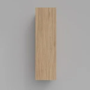 Columna de baño suspendida REXA 1 puerta madera Roble Claro