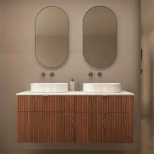Mueble de baño TREX suspendido 4 cajones Abedul