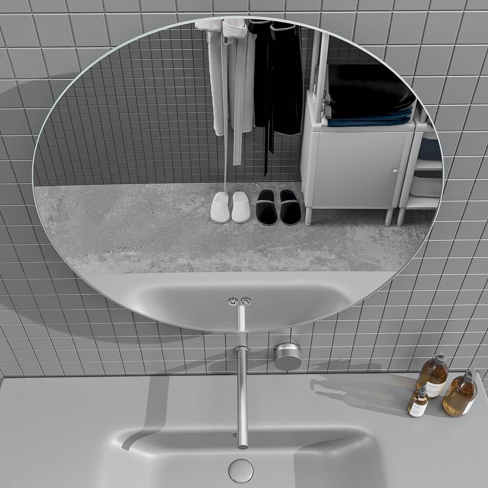 Espejo redondo a medida 40 cm a 150 cm MODENA con luz led perimetral trasera . Altavoces. Anti vaho. Espejo aumento. Reloj 2 Espejo redondo  a medida 40 cm a  150 cm MODENA con luz led perimetral trasera . Altavoces. Anti vaho. Espejo aumento. Reloj - Imagen 2