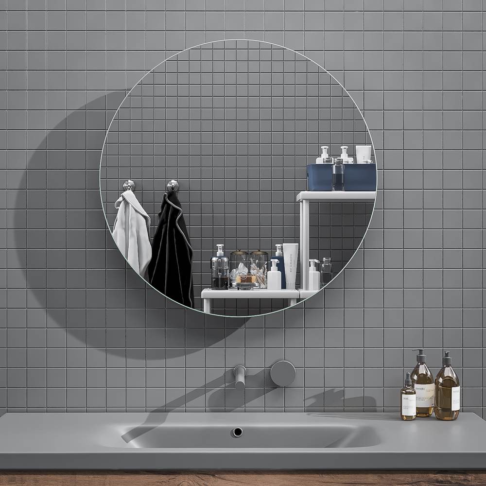 Espejo redondo a medida 40 cm a 150 cm MODENA con luz led perimetral trasera . Altavoces. Anti vaho. Espejo aumento. Reloj 4 Espejo redondo  a medida 40 cm a  150 cm MODENA con luz led perimetral trasera . Altavoces. Anti vaho. Espejo aumento. Reloj - Imagen 4