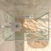Varobath mampara de ducha rectangular basic 2 fijos 1 puerta cromo3
