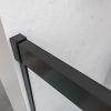 Varobath mampara ducha basic rectangular 2 fijos 2 puertas negro 7