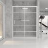 Flare frontal decorado industrial rayas blanco