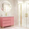 Mueble carmen 3 cajones 1 puerta perspectiva rosa palo