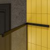 Varobath fijo de ducha zen sin brazo seguridad negro 3