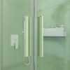 Varobath mampara ducha nexo cuadrada verde opalo2