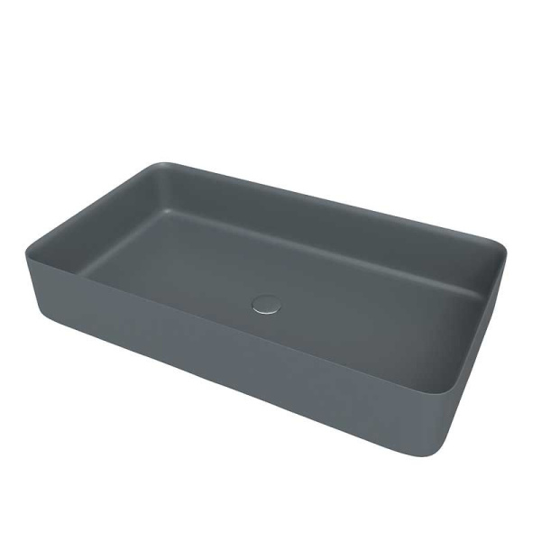 Lavabo   sobre encimera fogo solid surface grafito