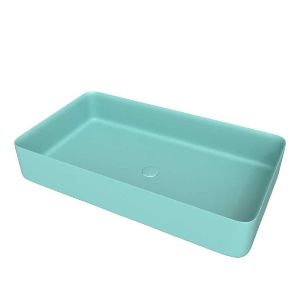 Lavabo   sobre encimera fogo solid surface ultramar