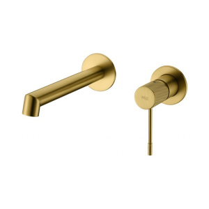 ► Grifo de lavabo empotrado Line oro cepillado [ VAROBATH ]