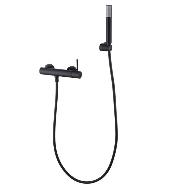 Grifo de   kit ducha monza negro mate [ varobath ]