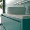Mueble de bano claire suspendido 2 cajones azul turquesa4
