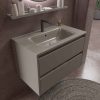 Mueble de bano suspendido claire 2 cajones gris cuarzo4