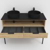 Varobath mueble bano ella 4 cajones roble 7