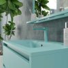 Varobath mueble bano con patas smile 2 cajones turquesa pastel7