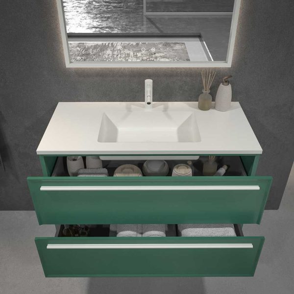 Varobath mueble de bano brema verde patina12