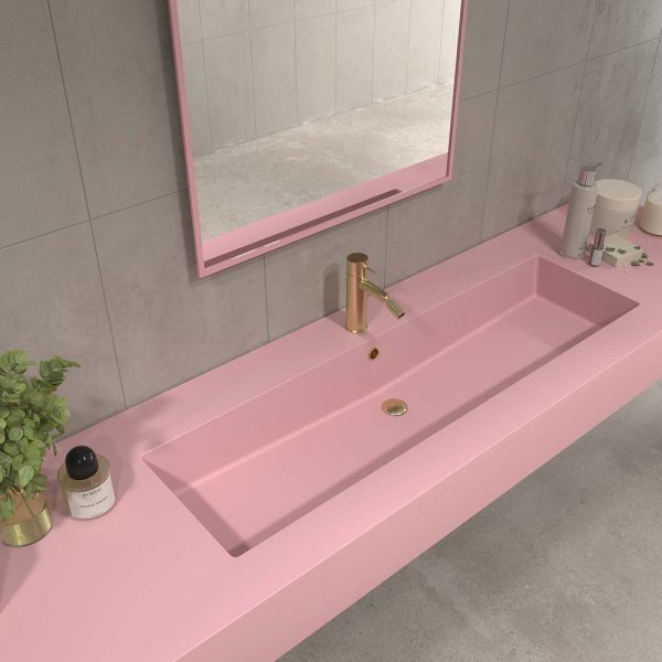 Lavabo solid surface a medida fiona rosa claro2