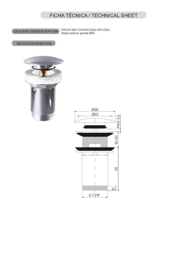 Ficha tecnica val003