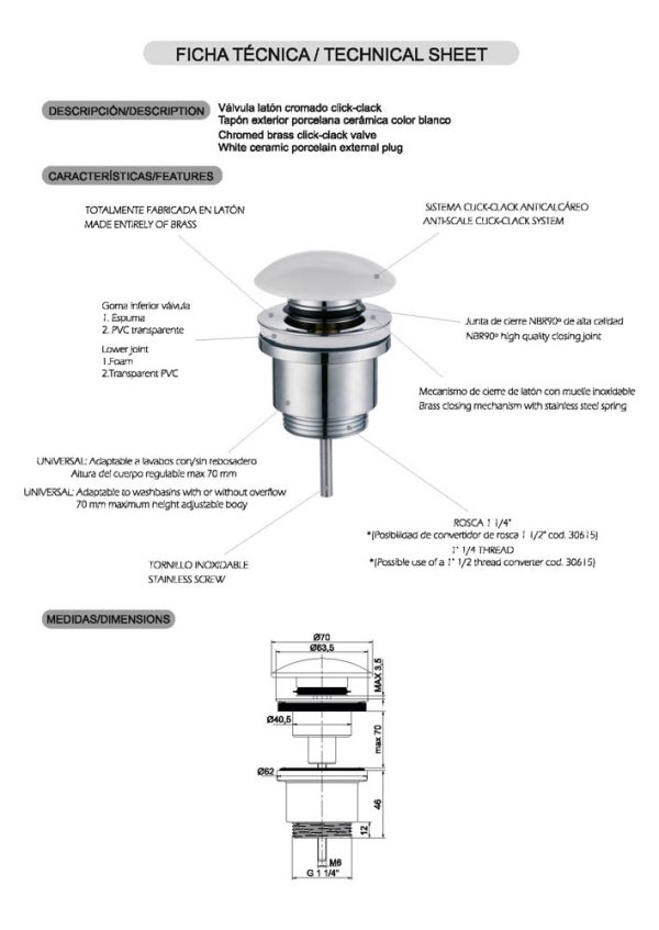 Ficha tecnica val005