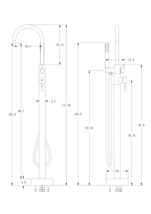 Gea001 technical drawing 1