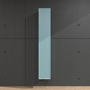 Columna de baño 1 puerta suspendida 170 cm x 35 cm x 25 cm acabado  azul turquesa