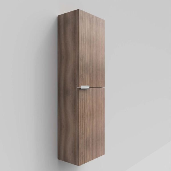 Columna de baño IBERIA suspendida 2 puertas 120 cm x 35 cm x 21 cm acabado BASTILLA