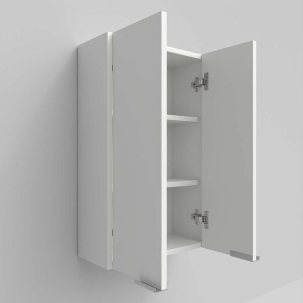 Columna de baño IBERIA suspendida 2 puertas 80 cm x 50 cm x 21 cm acabado BLANCO - Imagen 2