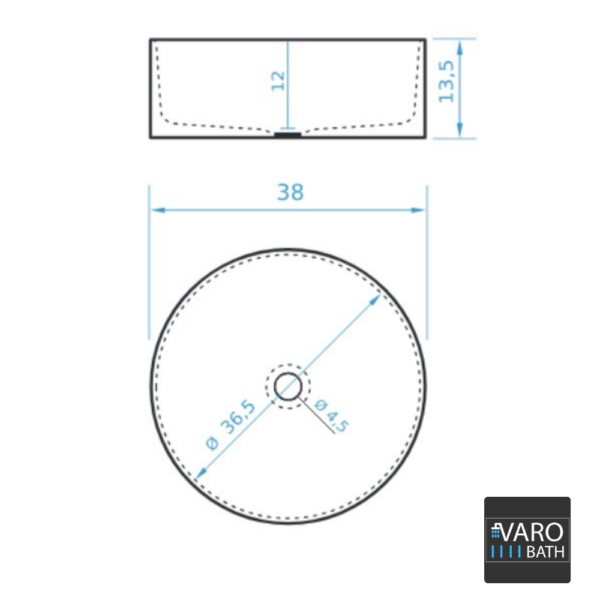 Encimera con faldón suspendida  lavabo SOLID SURFACE KONNA Amarillo azafrán Ral 1017 - Imagen 12