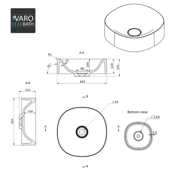 Encimera con faldón suspendida  lavabo SOLID SURFACE KONNA Amarillo azafrán Ral 1017 - Imagen 13