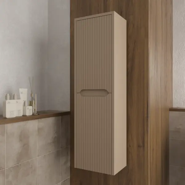 Columna de baño TOSCANA suspendida 2 puertas 120 cm x 35 cm x 21 cm squadratto - Imagen 2