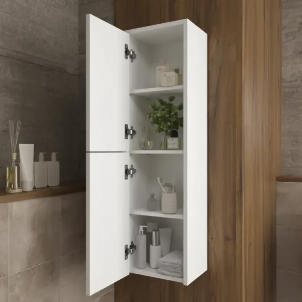 Columna de baño TOSCANA suspendida 2 puertas 120 cm x 35 cm x 21 cm - Imagen 7