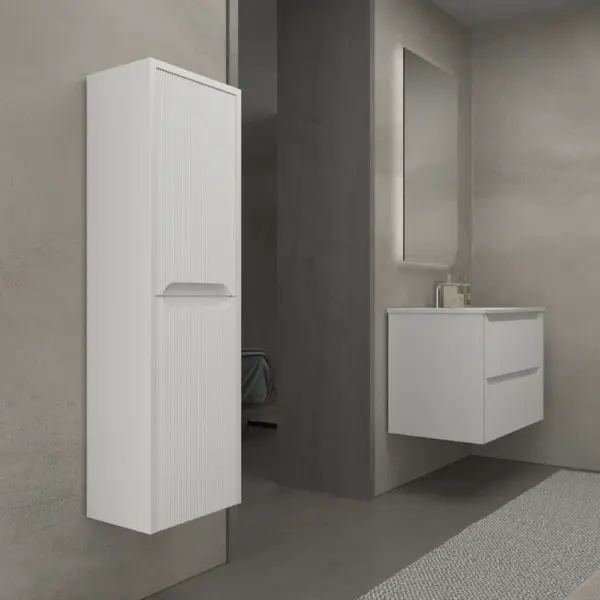 Columna de baño TOSCANA suspendida 2 puertas 120 cm x 35 cm x 21 cm millerigue - Imagen 6