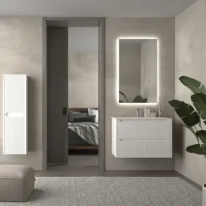 Varobath mueble de bano suspendido TOSCANA millerigue BLANCO 3